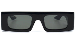 Gucci Rectangle Sunglasses Black/Grey Gg1646S-001