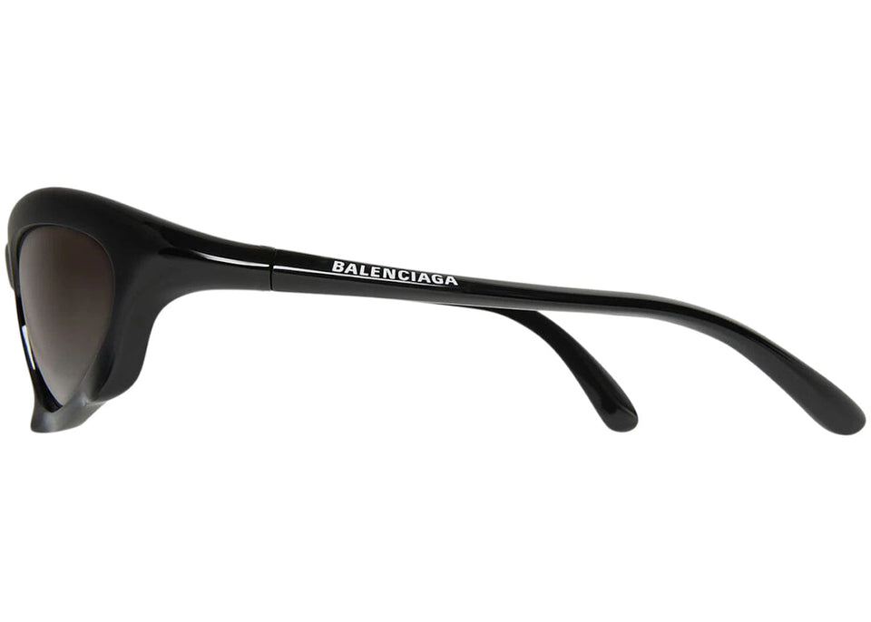 Balenciaga Bat Rectangle Sunglasses Black/Grey