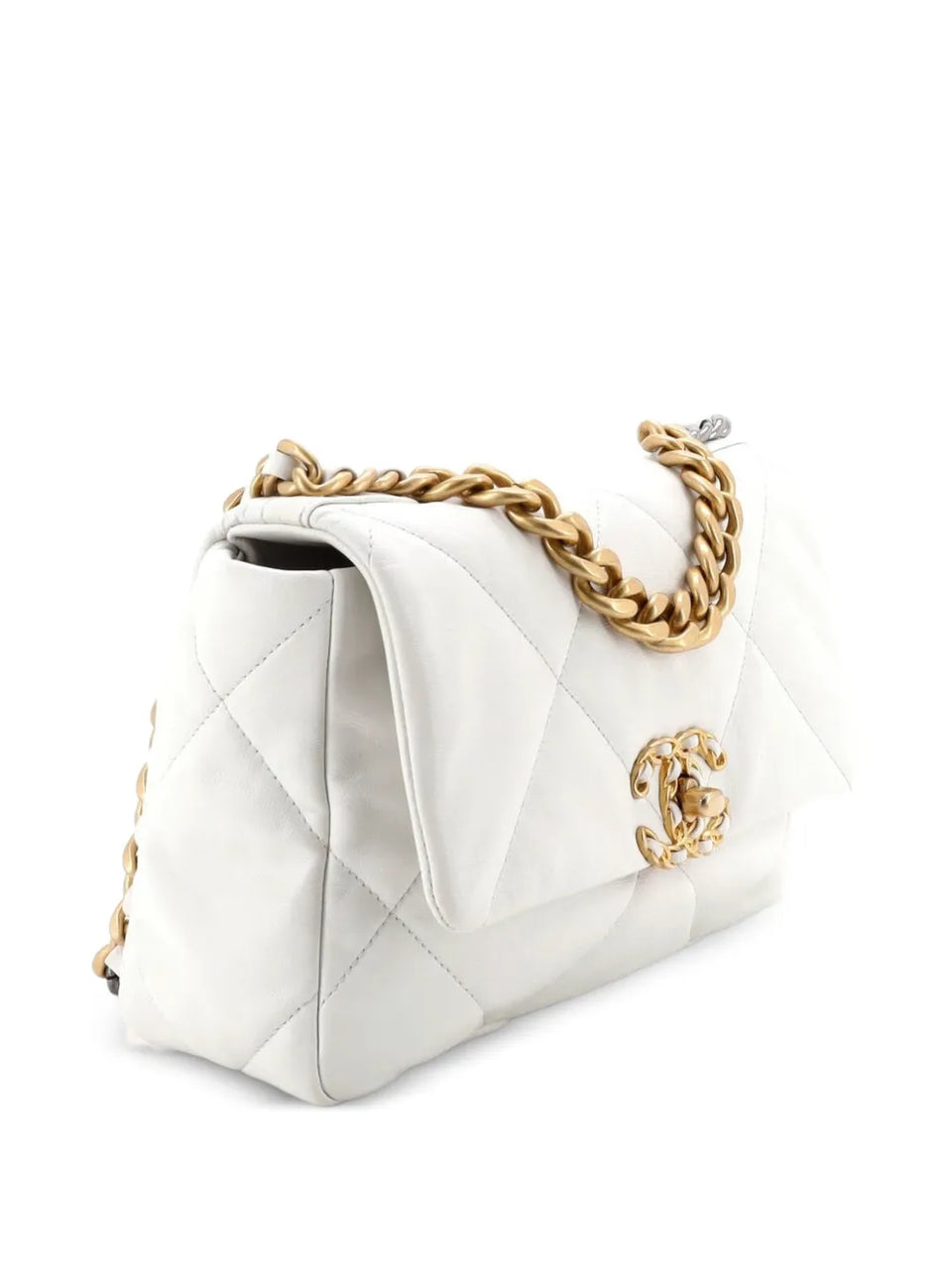 19 Flap Bag Quilted Leather Medium crossbody bag