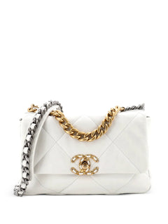 19 Flap Bag Quilted Leather Medium crossbody bag