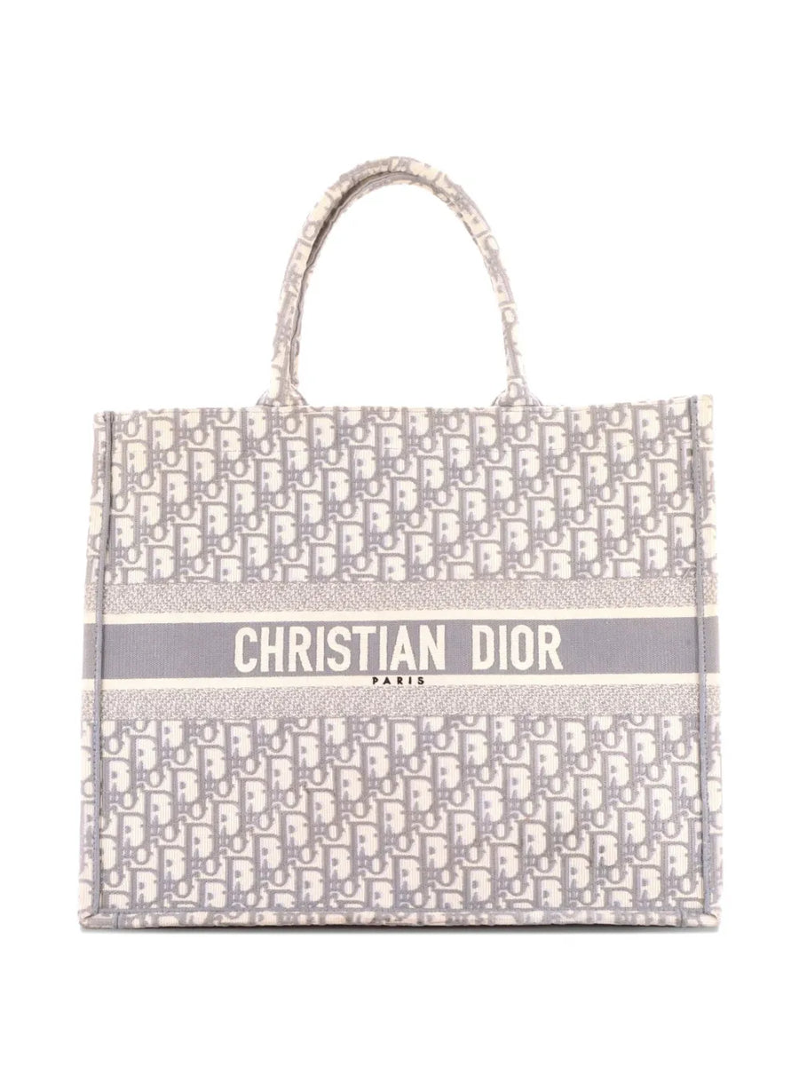Book Oblique Canvas Large tote bag