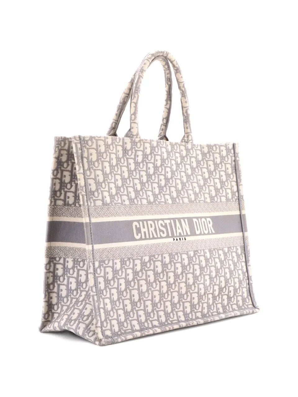 Book Oblique Canvas Large tote bag