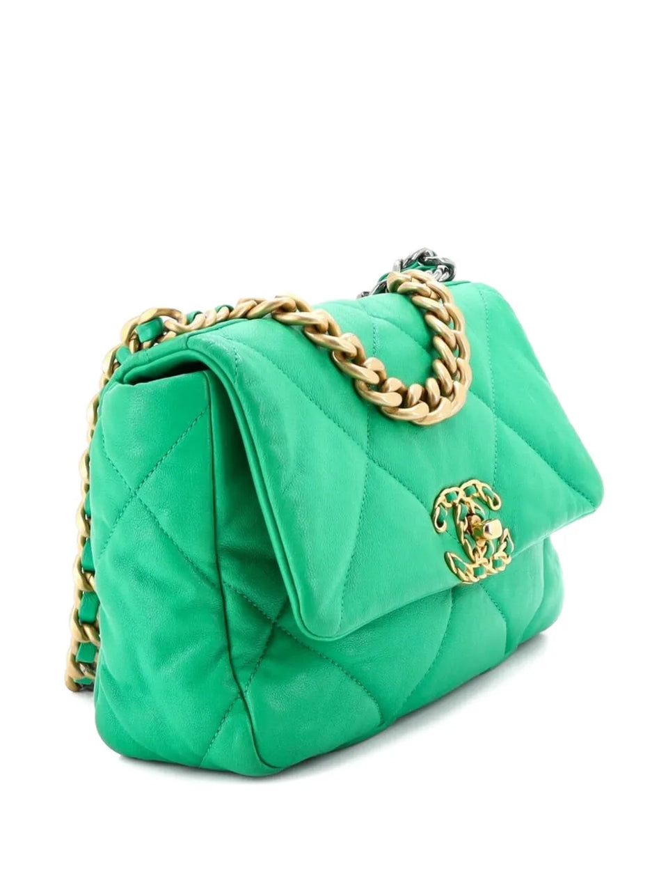 19 Flap Bag Quilted Leather Medium crossbody bag