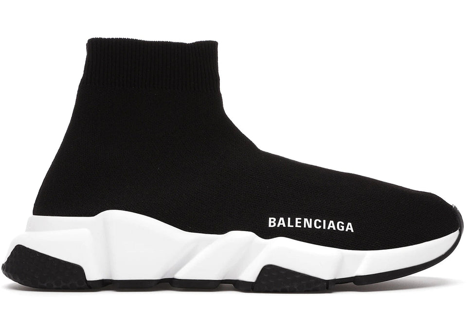Balenciaga Speed Sneaker Black White Sole Womens