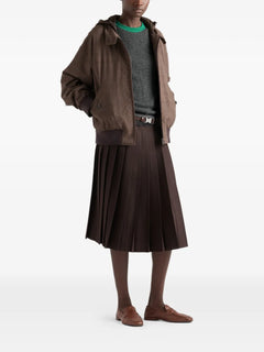 short-sleeve cashmere sweater