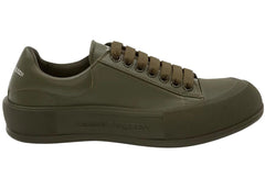 Alexander McQueen Deck Lace Plimsoll Khaki