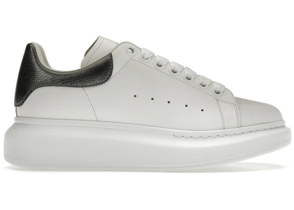 Alexander Mcqueen Oversized White Metallic