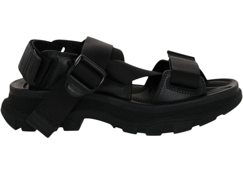 Alexander McQueen Wmns Tread Sandal 'Black'