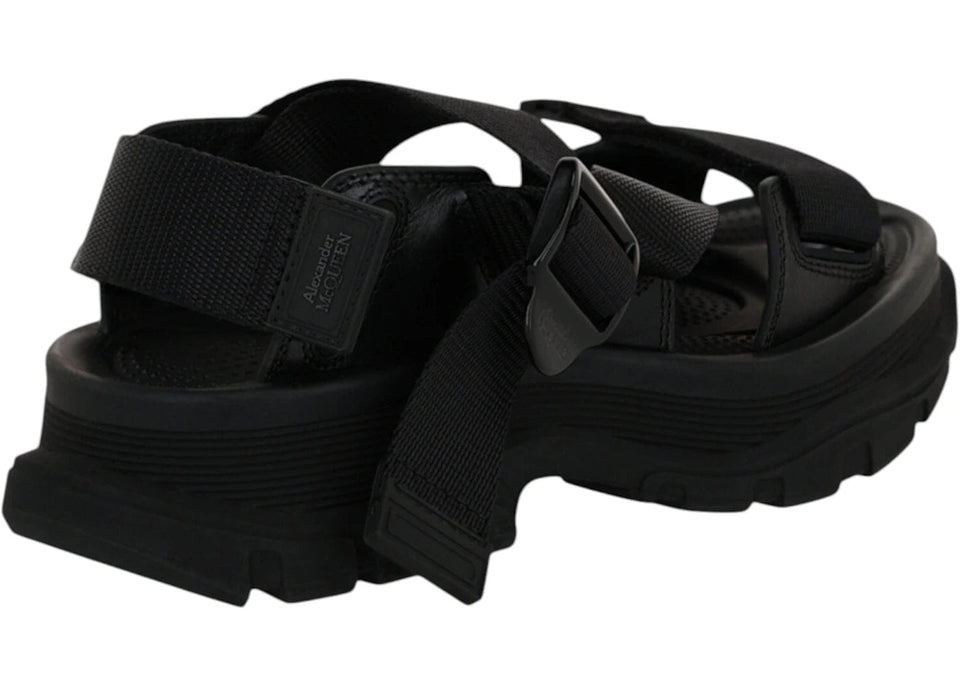 Alexander McQueen Wmns Tread Sandal 'Black'