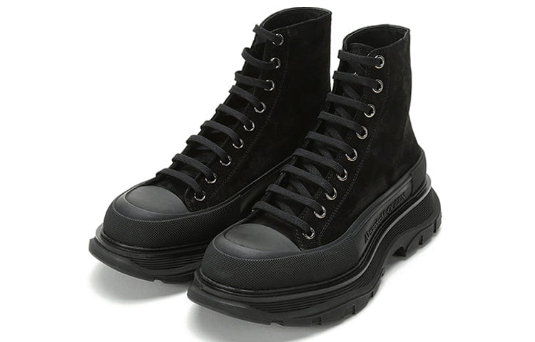 Alexander Mcqueen Tread Slick Boot Triple Black