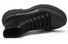 Alexander Mcqueen Tread Slick Boot Triple Black