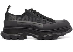 Alexander Mcqueen Tread Slick Low Lace Up Black