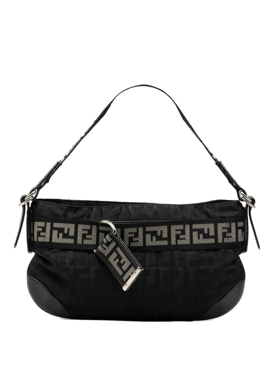 2000-2010 Zucca Nylon Zip Code shoulder bag