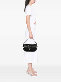 2000-2010 Zucca Nylon Zip Code shoulder bag