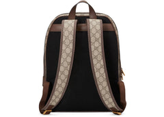 Gucci Ophidia Backpack Gg Supreme Medium Beige/Ebony