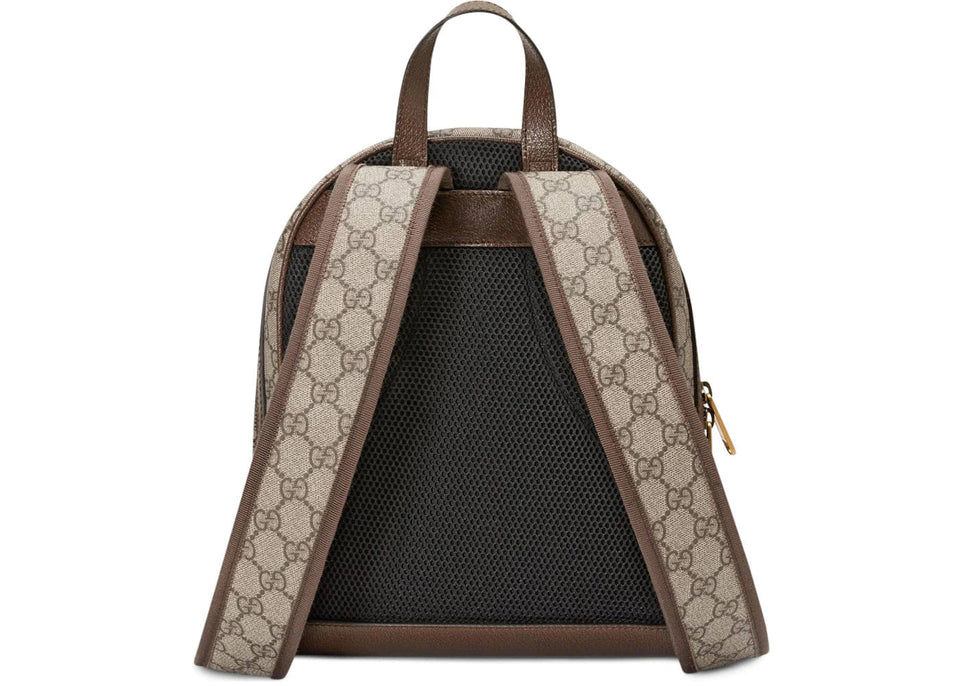 Gucci Ophidia Backpack Gg Supreme Small Beige/Ebony