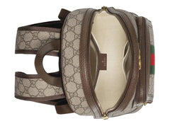 Gucci Ophidia Backpack Gg Supreme Small Beige/Ebony