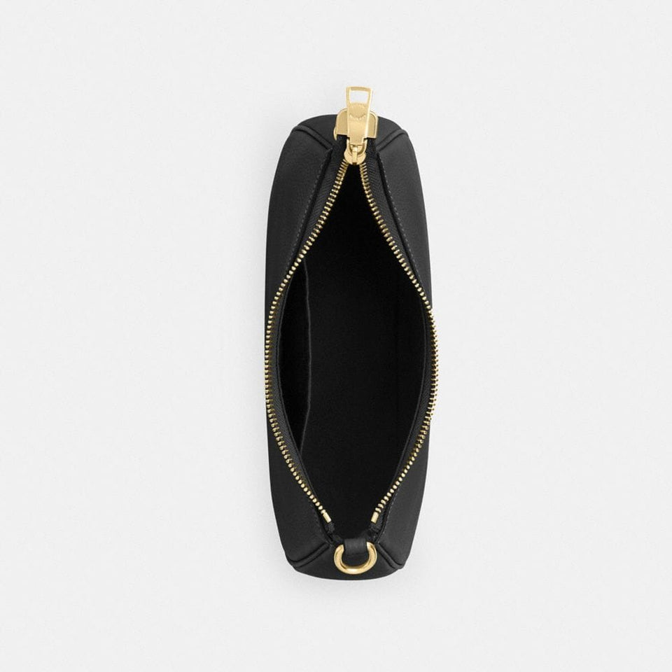 Coach Teri Shoulder Bag Gold Black