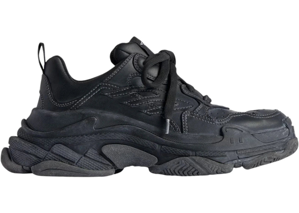 Balenciaga Triple S Sporty Sneaker Worn-Out - Black