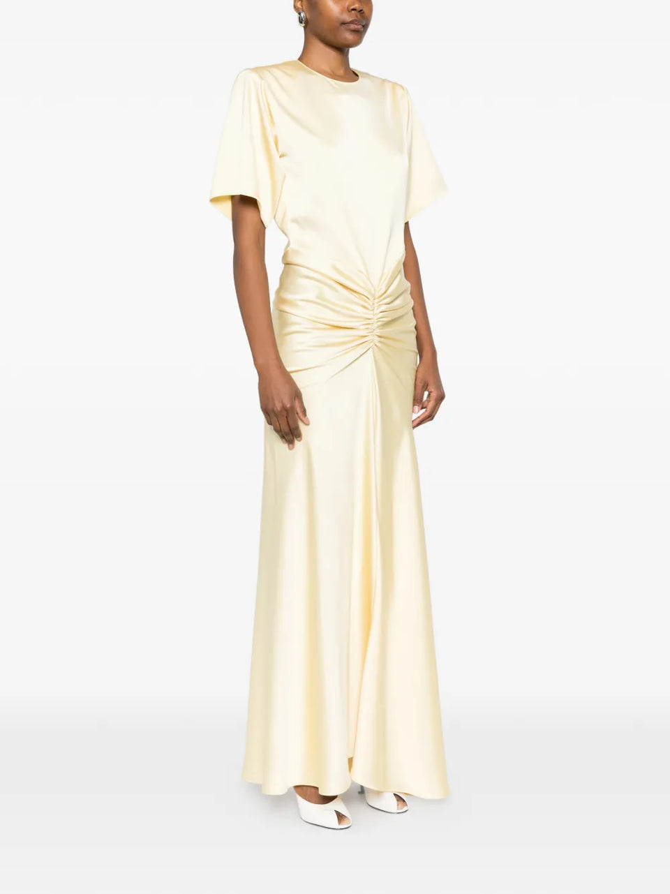 Iris draped maxi dress