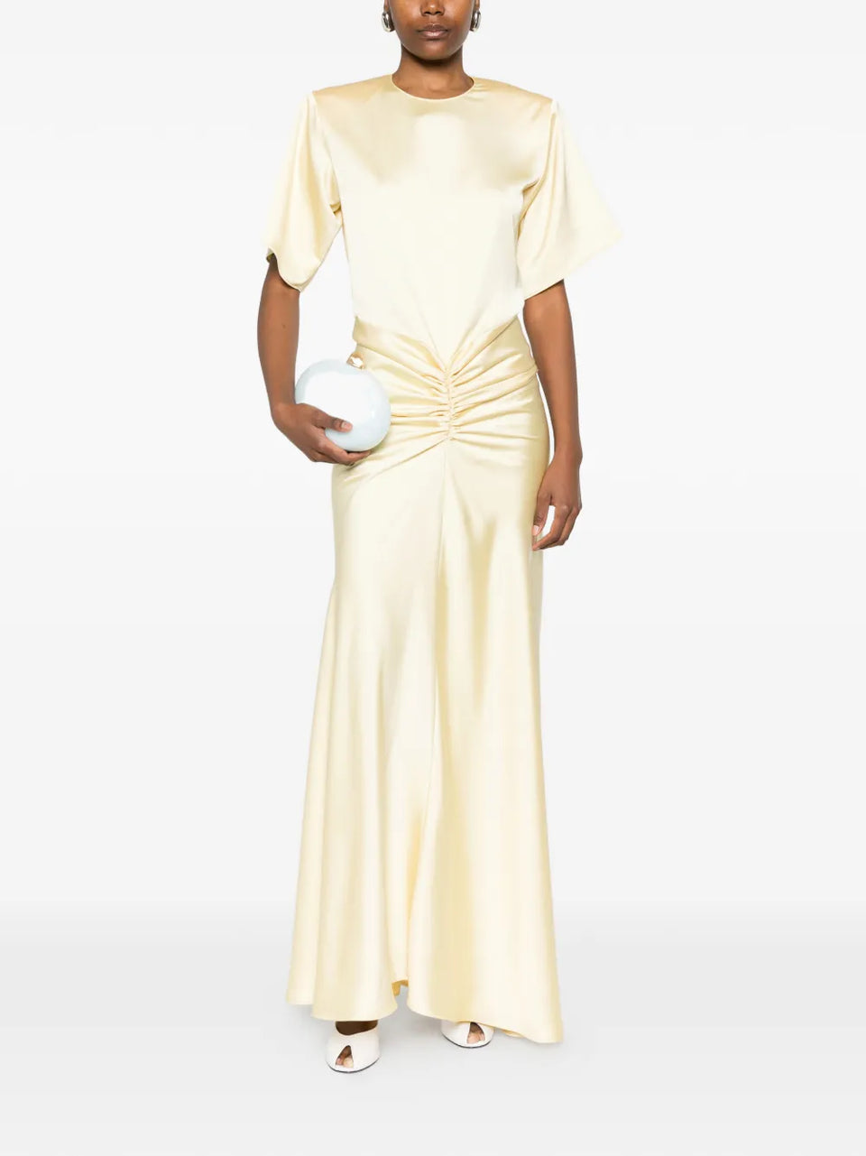 Iris draped maxi dress