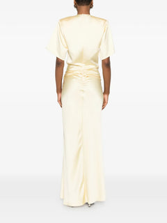 Iris draped maxi dress