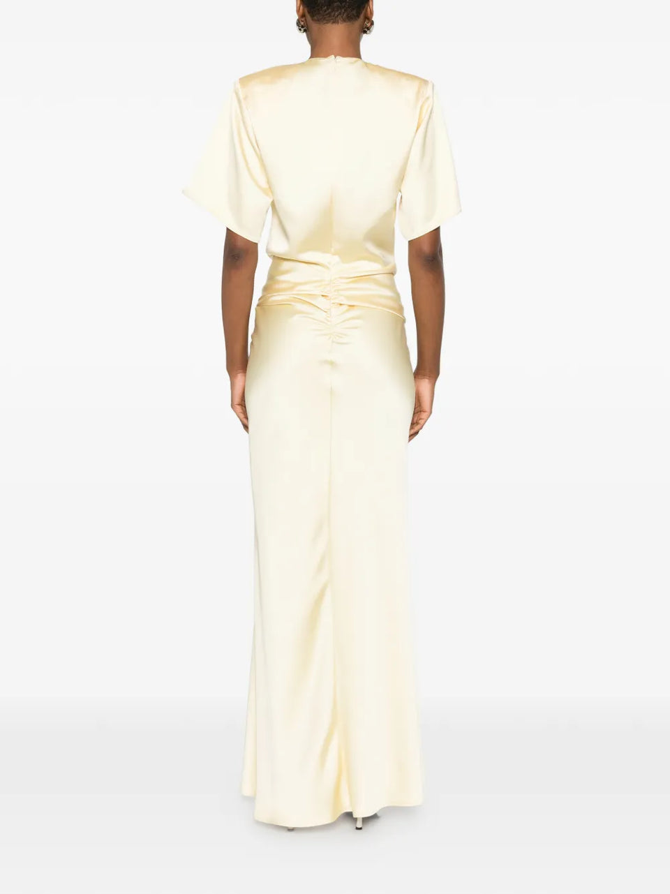 Iris draped maxi dress
