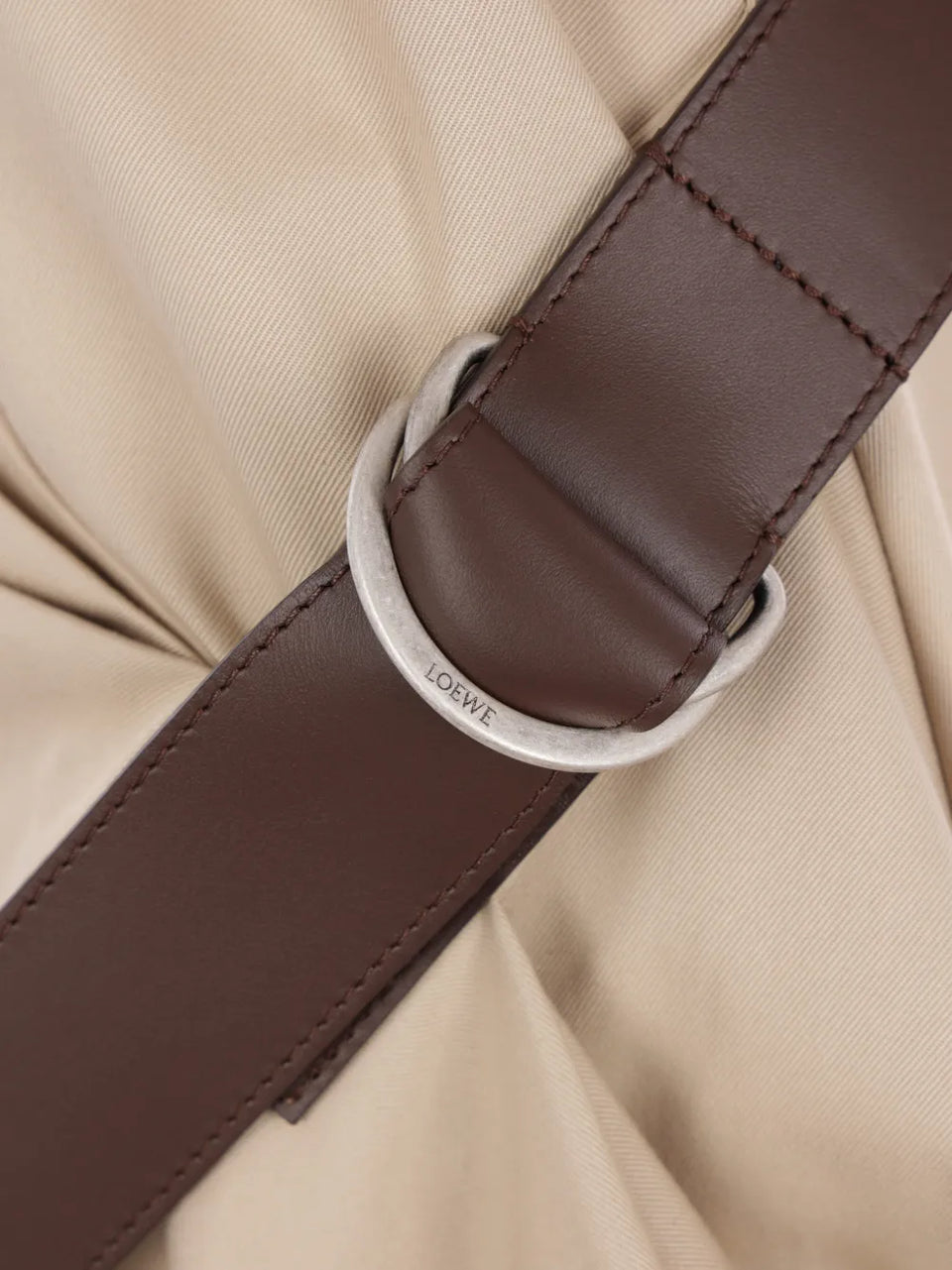 belted draped dress