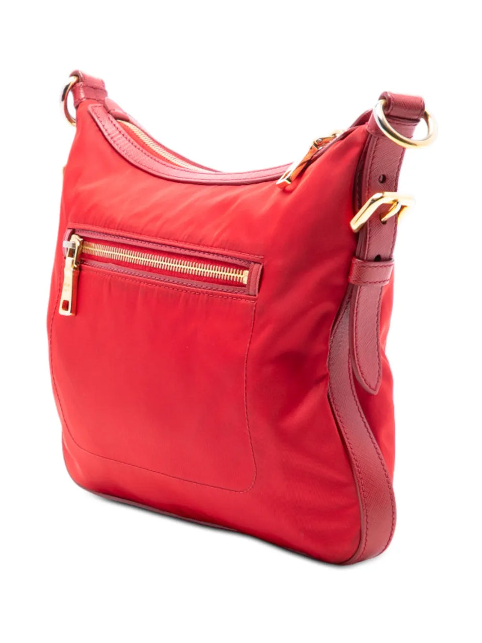 2013-2025 Saffiano Trimmed Tessuto Zip Top crossbody bag