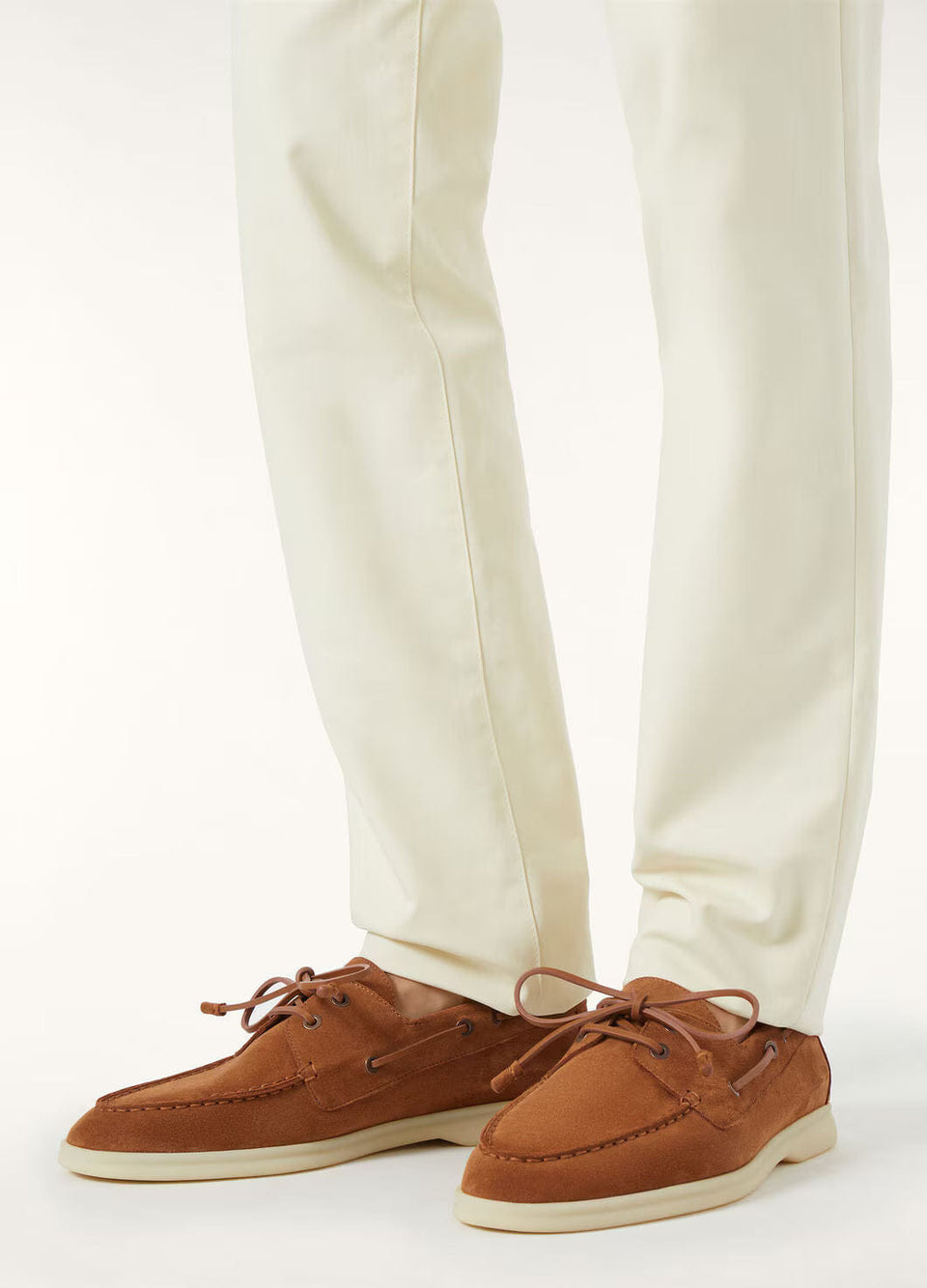 LoroPiana Sea-Sail Walk Loafer Cocoa