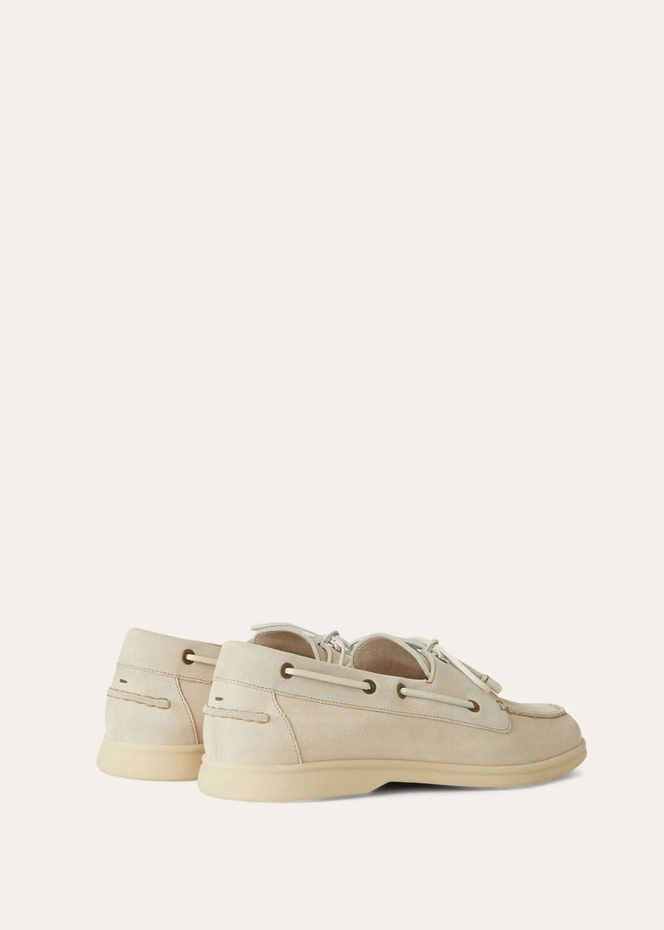 LoroPiana Sea-Sail Walk Loafer Ecru