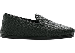 Bottega Veneta Nappa Intrecciato Loafers Green