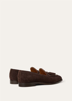 LoroPiana Serge Walk Loafer Chocolate