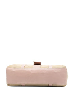 2013-2025 Vitello Trimmed Tessuto shoulder bag