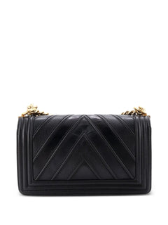 Boy Flap Bag Chevron Calfskin Old Medium shoulder bag