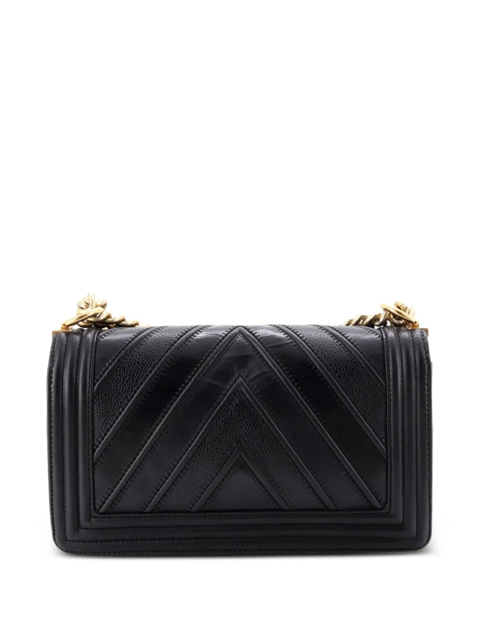 Boy Flap Bag Chevron Calfskin Old Medium shoulder bag