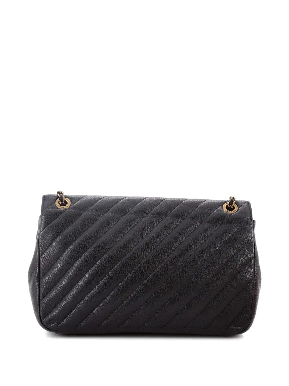 CC Flap Bag Diagonal Quilted Goatskin Medium shoulder bag