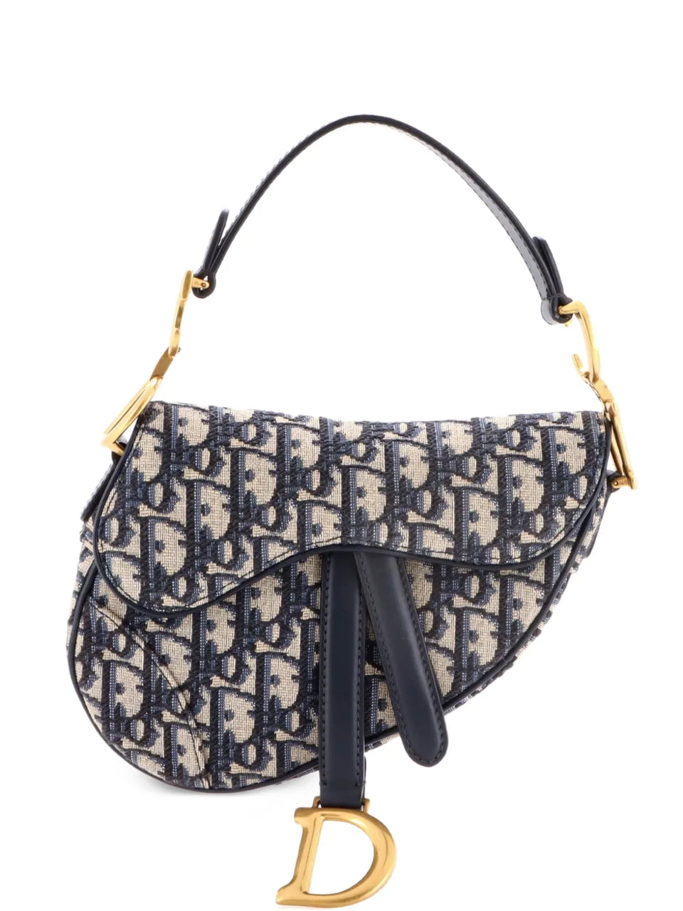 Saddle Handbag Oblique Canvas Mini shoulder bag