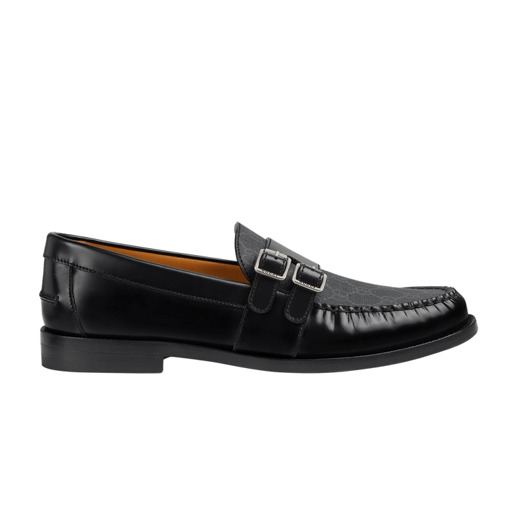 Gucci Buckle Loafer GG Monogram - Black