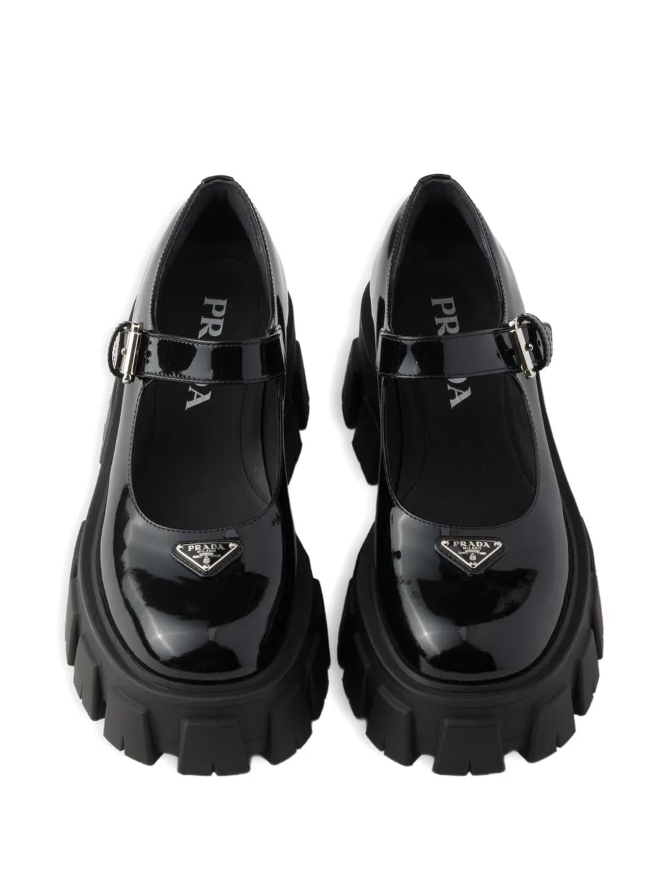 Monolith patent leather Mary Janes