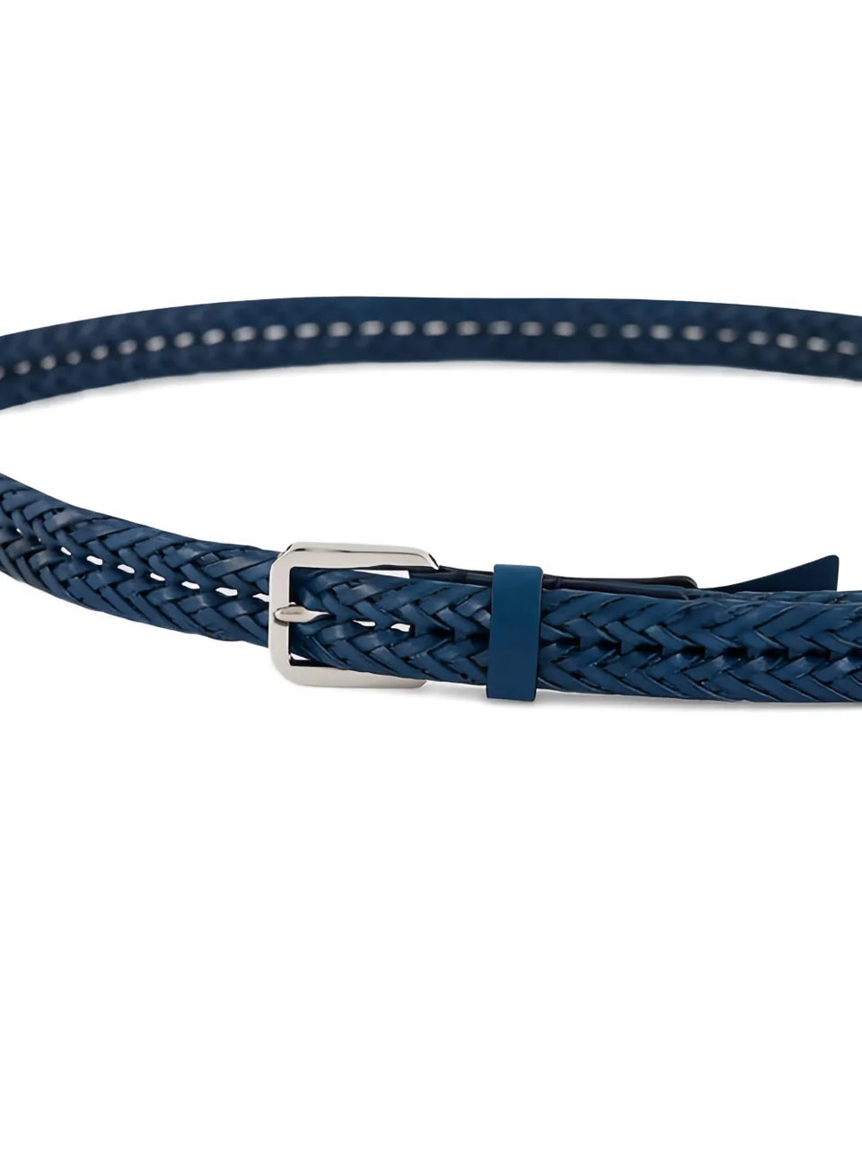 braided leather belt