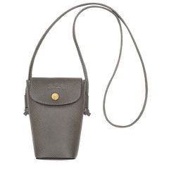 Longchamp Épure Phone case with leather lace Turtledove