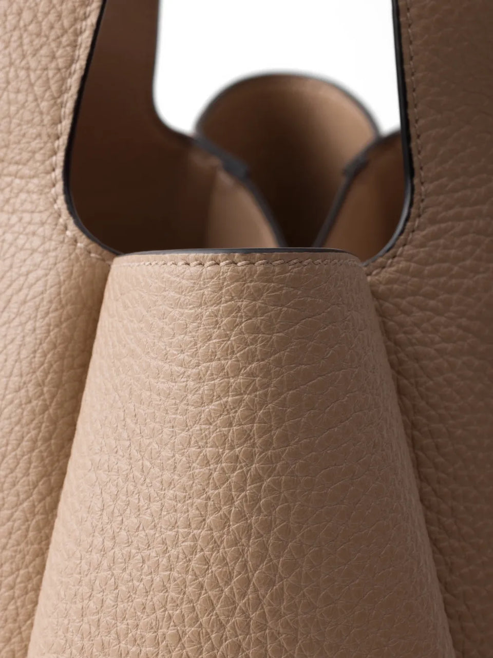 small leather tote bag