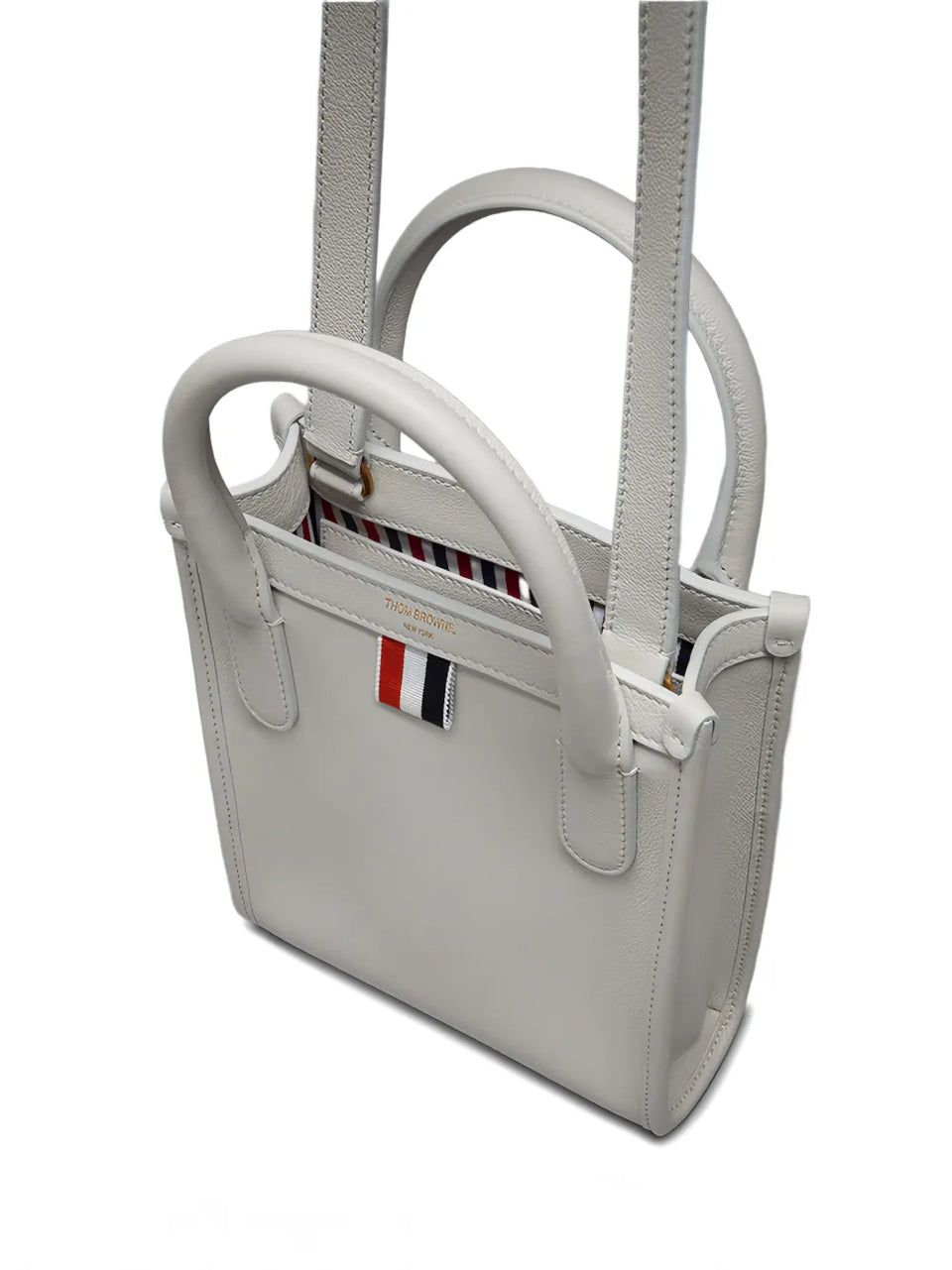 small Vertical logo-detail tote bag