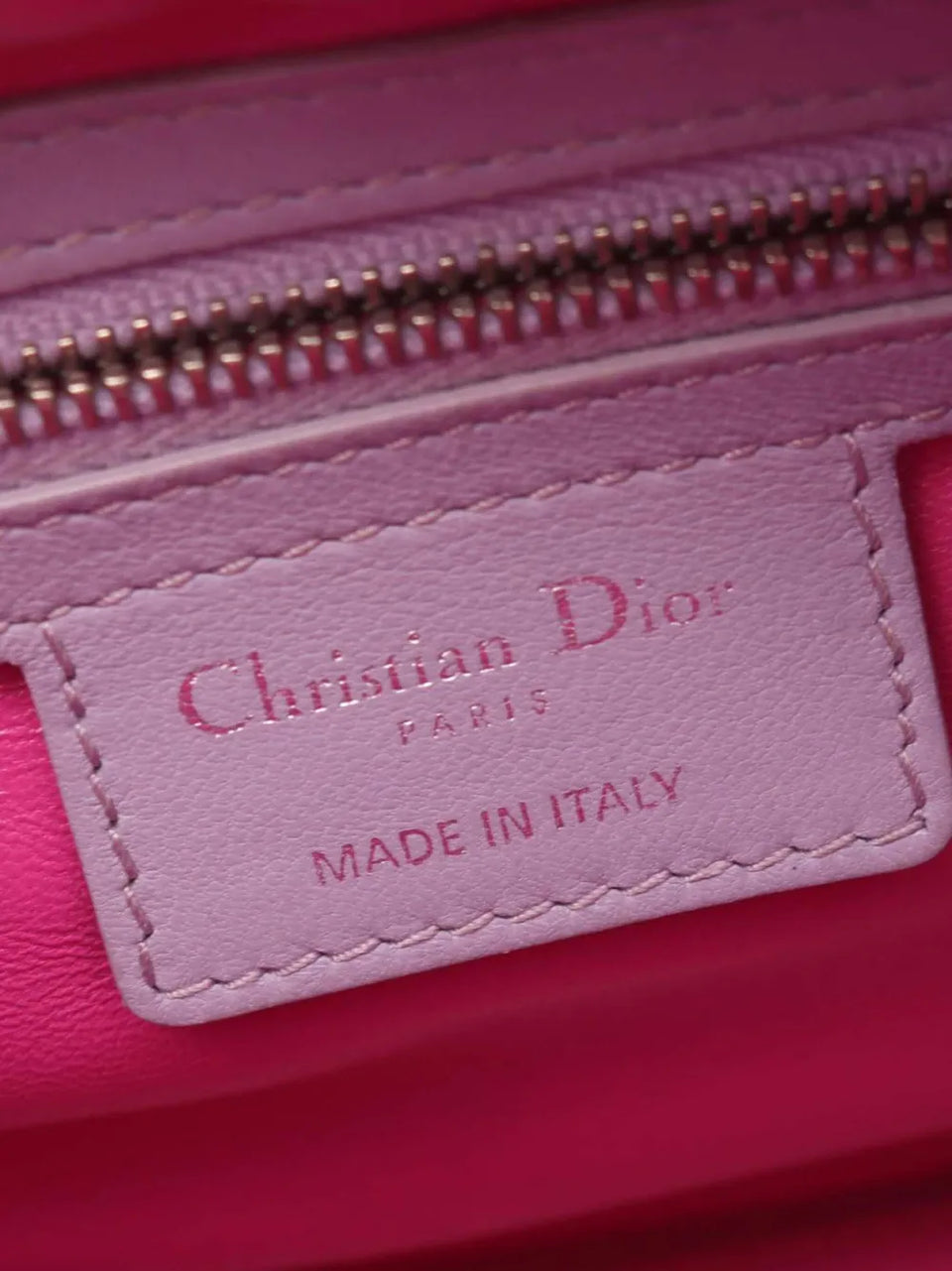 2010-2026 Medium Bicolor Lambskin Cannage Lady Dior satchel