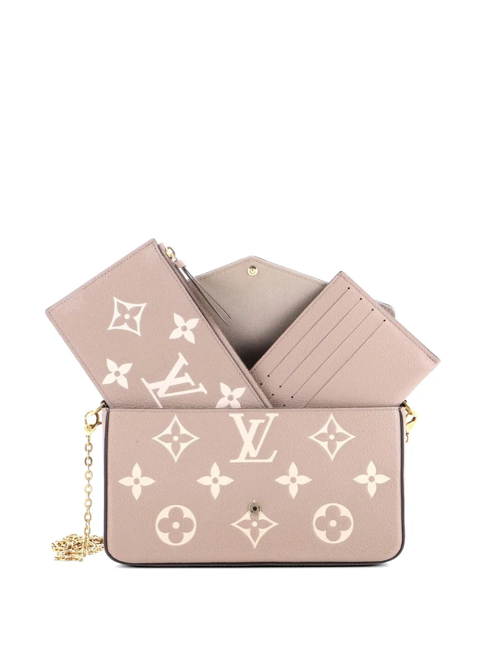 Felicie Pochette Bicolor Monogram Empreinte Giant crossbody bag
