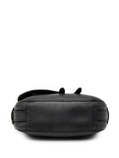 2021 Grained Calfskin Saddle Soft Bag satchel