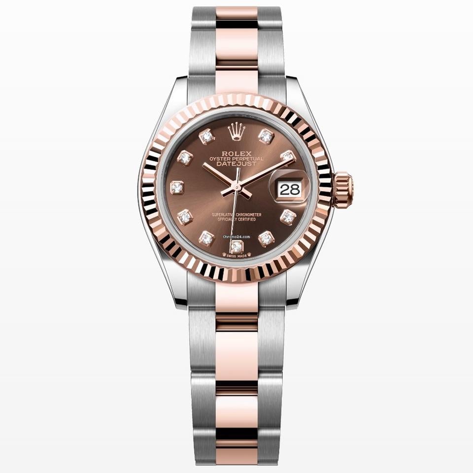 Rolex | Datejust | 279171 | Steel | 28 mm | Gold/Steel | Brown | Automatic