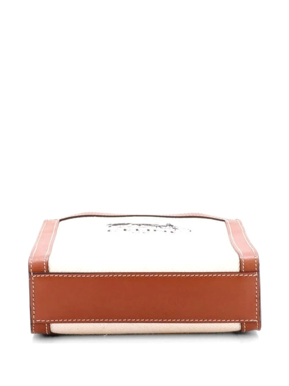 Sulky Vertical Cabas Tote Canvas with Leather Mini crossbody bag