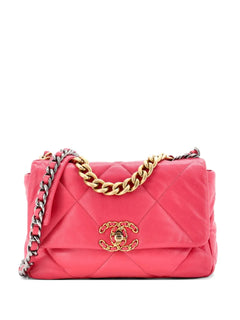 19 Flap Bag Quilted Leather Medium crossbody bag